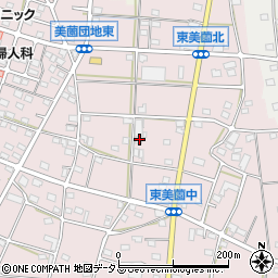 静岡県浜松市浜名区東美薗1393周辺の地図