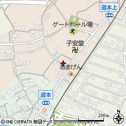 静岡県浜松市浜名区道本120周辺の地図