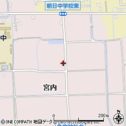 兵庫県姫路市網干区宮内391周辺の地図