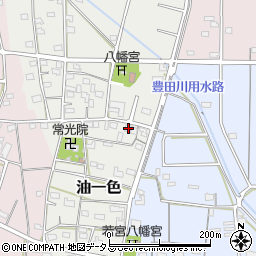 静岡県浜松市浜名区油一色172周辺の地図