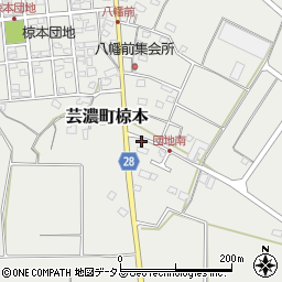 三重県津市芸濃町椋本2197周辺の地図