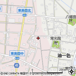 静岡県浜松市浜名区東美薗1418周辺の地図