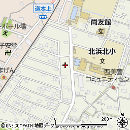 静岡県浜松市浜名区西美薗3304周辺の地図