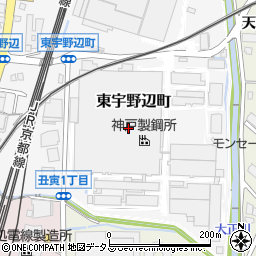 大阪府茨木市東宇野辺町周辺の地図