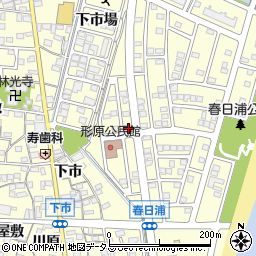 愛知県蒲郡市形原町春日浦24-8周辺の地図
