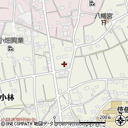 静岡県浜松市浜名区小林436-1周辺の地図