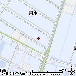 愛知県西尾市一色町小薮周辺の地図