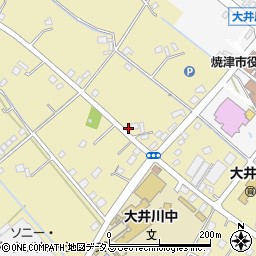 静岡県焼津市下江留280-1周辺の地図