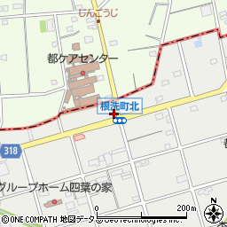 静岡県浜松市中央区根洗町32周辺の地図
