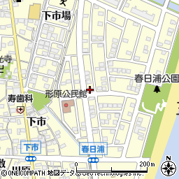 愛知県蒲郡市形原町春日浦21-9周辺の地図