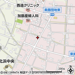 静岡県浜松市浜名区東美薗1359周辺の地図
