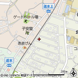 静岡県浜松市浜名区西美薗3383周辺の地図