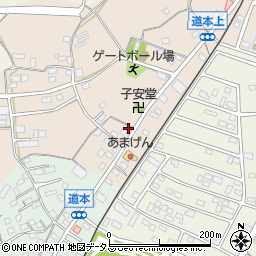 静岡県浜松市浜名区道本231-4周辺の地図