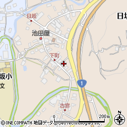 静岡県掛川市日坂145周辺の地図