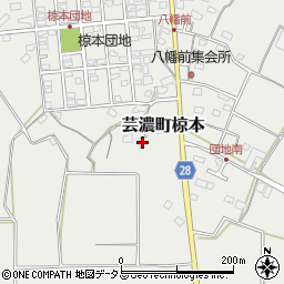 三重県津市芸濃町椋本1513周辺の地図
