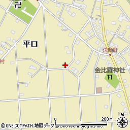 静岡県浜松市浜名区平口1029周辺の地図
