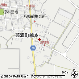 三重県津市芸濃町椋本2198周辺の地図
