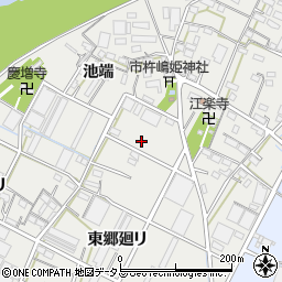 愛知県豊橋市下条西町池端36周辺の地図