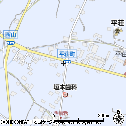 兵庫県加古川市平荘町養老164周辺の地図