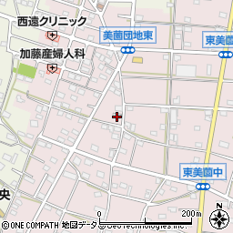 静岡県浜松市浜名区東美薗1381周辺の地図