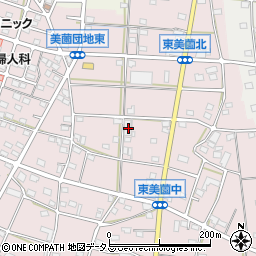 静岡県浜松市浜名区東美薗1433周辺の地図