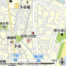 愛知県蒲郡市形原町春日浦24-7周辺の地図