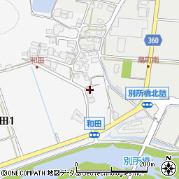 兵庫県三木市別所町和田305周辺の地図