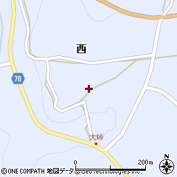 岡山県加賀郡吉備中央町西2135周辺の地図