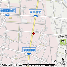 静岡県浜松市浜名区東美薗1426周辺の地図
