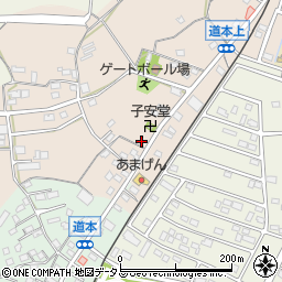 静岡県浜松市浜名区道本229周辺の地図