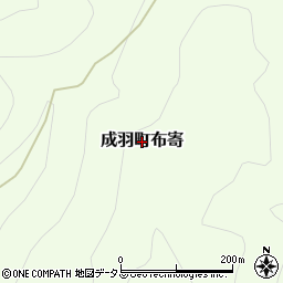 岡山県高梁市成羽町布寄周辺の地図
