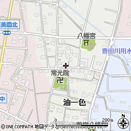 静岡県浜松市浜名区油一色182-1周辺の地図