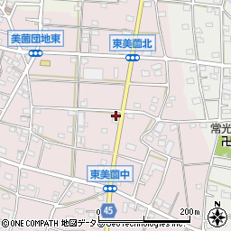 静岡県浜松市浜名区東美薗1430周辺の地図