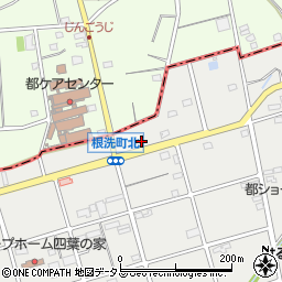 静岡県浜松市中央区根洗町63周辺の地図