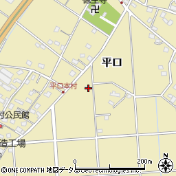 静岡県浜松市浜名区平口858周辺の地図