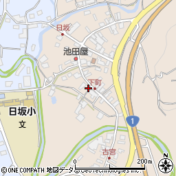 静岡県掛川市日坂41周辺の地図