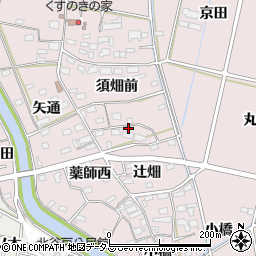 愛知県西尾市吉良町饗庭辻畑4周辺の地図