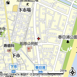 愛知県蒲郡市形原町春日浦21-7周辺の地図