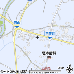 兵庫県加古川市平荘町養老167-1周辺の地図
