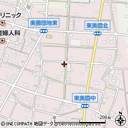 静岡県浜松市浜名区東美薗1434-1周辺の地図