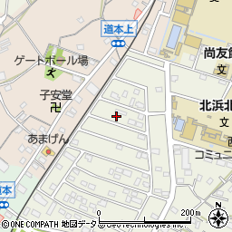 静岡県浜松市浜名区西美薗3397周辺の地図