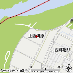 愛知県豊橋市下条西町上西川原周辺の地図