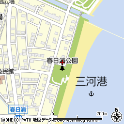 愛知県蒲郡市形原町春日浦2-8周辺の地図