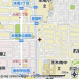 読売センター　茨木南・茨木東周辺の地図