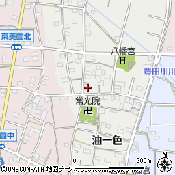 静岡県浜松市浜名区油一色182-2周辺の地図