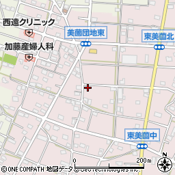 静岡県浜松市浜名区東美薗1437周辺の地図