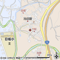 静岡県掛川市日坂43周辺の地図
