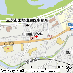 はま寿司三次店周辺の地図