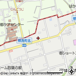 静岡県浜松市中央区根洗町41周辺の地図
