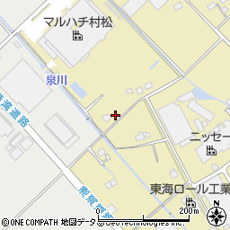 静岡県焼津市下江留995-2周辺の地図